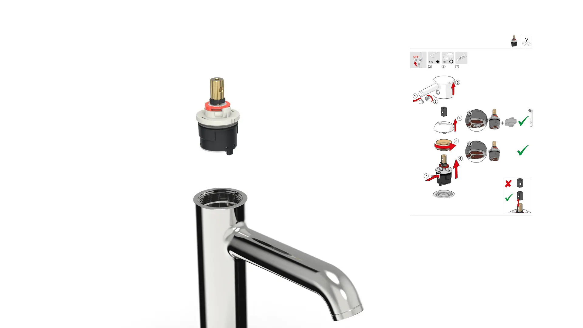Oras Optima - 3.0 Cartridge Maintenance